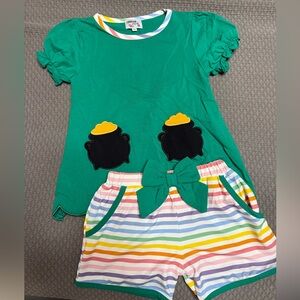Girls size 4T St. Patrick’s Day Outfit